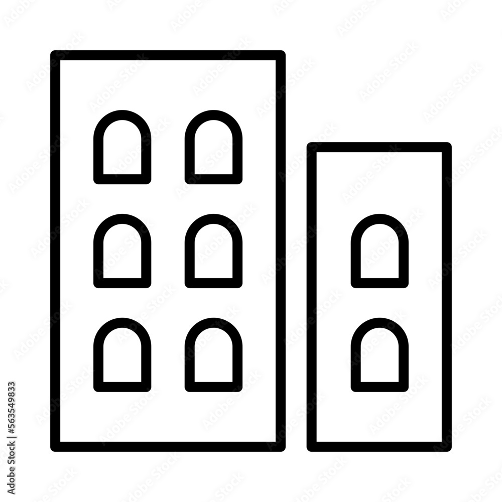 Building Isolated Silhouette Solid Line Icon with building, buildings, house, town, townhouse, village Infographic Simple Vector Illustration Building Isolated Silhouette Solid Line Icon with building, buildings, house, town, townhouse, village Infographic Simple Vector Illustration