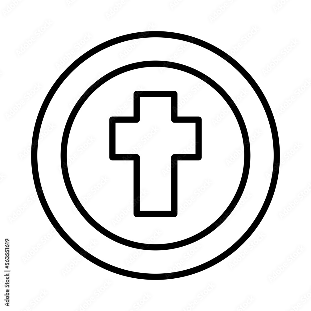 Cross Isolated Silhouette Solid Line Icon with cross, catholic, christian, culture, religion, religious Infographic Simple Vector Illustration Cross Isolated Silhouette Solid Line Icon with cross, catholic, christian, culture, religion, religious Infographic Simple Vector Illustration