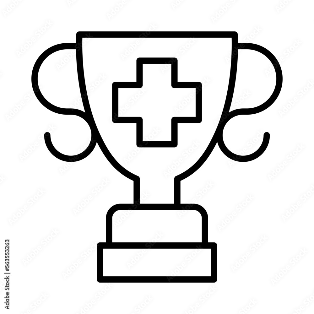 Trophy Isolated Silhouette Solid Line Icon with trophy, dr, first-place, health, medical, winneer Infographic Simple Vector Illustration Trophy Isolated Silhouette Solid Line Icon with trophy, dr, first-place, health, medical, winneer Infographic Simple Vector Illustration