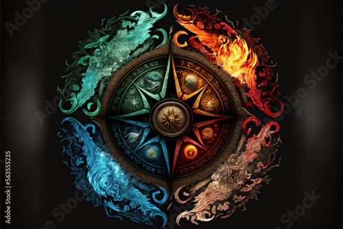 Four elements compass, Generative AI