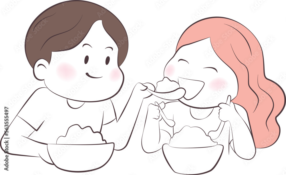 Illustrations of couples in various chapters. Illustrations of couples in various chapters.