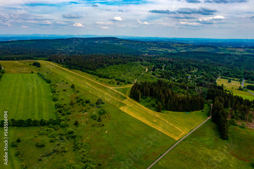 Hoherodskopf in Hessen aus der Luft