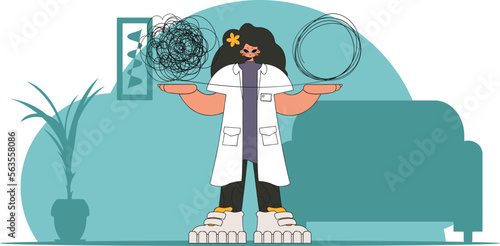 Topic Help A person consumed by a sense of hopelessness and despair. The psychologist doctor unpacks a tangle of thoughts.