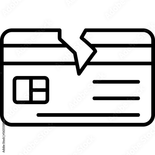 Broken Card Icon