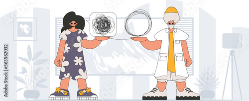 Topic Help A person consumed by a sense of hopelessness and despair. The psychologist unpacks a tangle of thoughts. The patient shows that he is immersed in his thoughts.