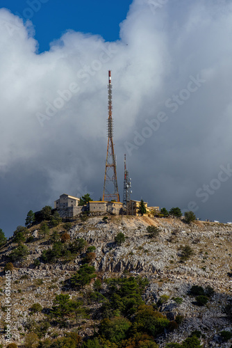 Largest mount in Corfu island Greece - Mount Pantokrator