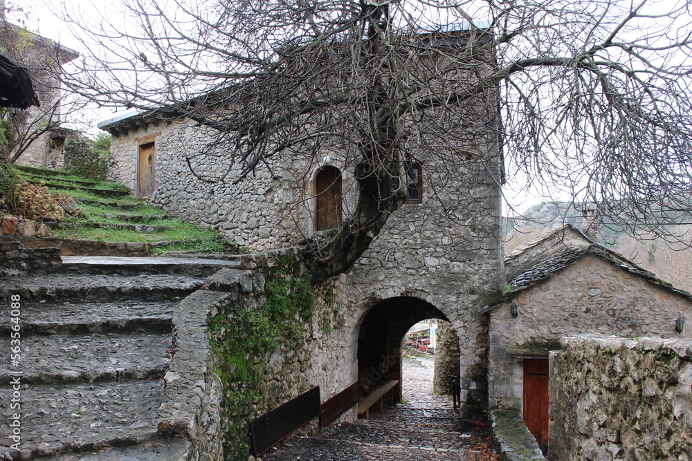 Počitelj, a historic village in Bosnia and Herzegovina