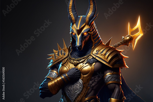 anubis knight with sword © Welisson