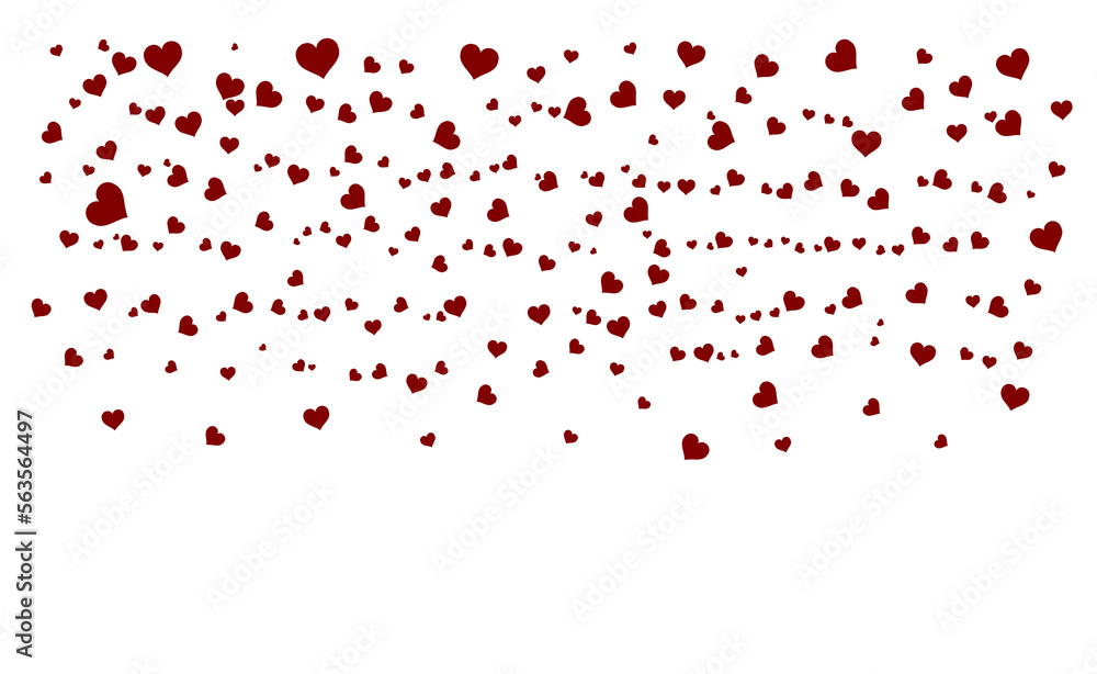 heart red Isolated on transparent background PNG file