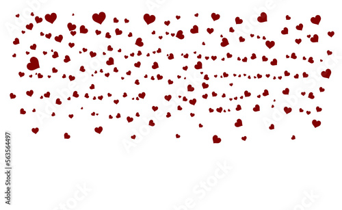 heart red Isolated on transparent background PNG file