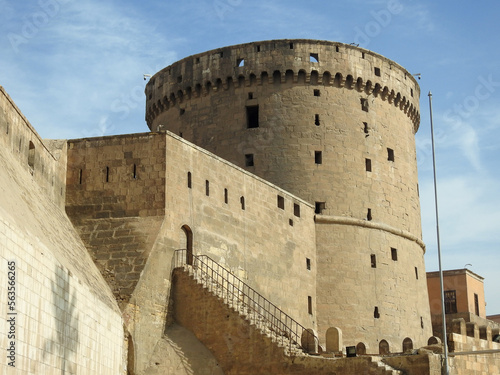 The Citadel of Cairo or Citadel of Saladin, a medieval Islamic-era fortification in Cairo, Egypt, built by Salah ad-Din (Saladin) and further developed by subsequent Egyptian rulers, selective focus photo