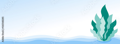 World Seagrass Day Banner Background