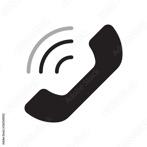 Professional telephone icon, telephone icon png black and vector 