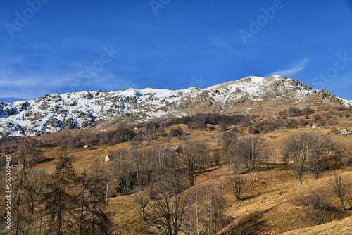 The Mombarone panoramic peak on the Biella pre-Alps, seen going up to the Salvine huts in Graglia.