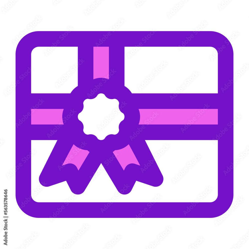 Present Pink Style Icon vector design and illustration template Present Pink Style Icon vector design and illustration template