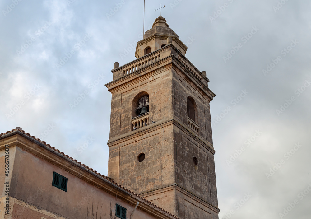 Church in the Majorcan town of Ca's Concos