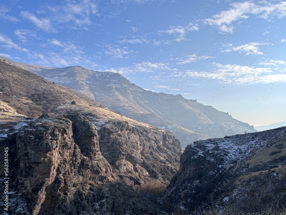 Panorama of the mountains. 
