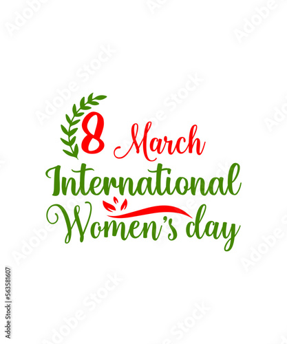 8 march international women's day SVG
