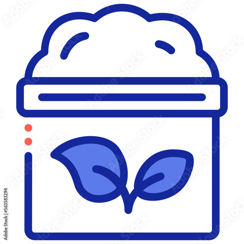 compost fertilization icon