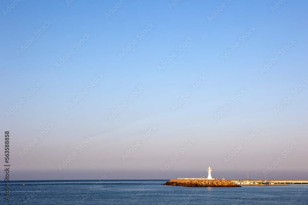 light house in the sea