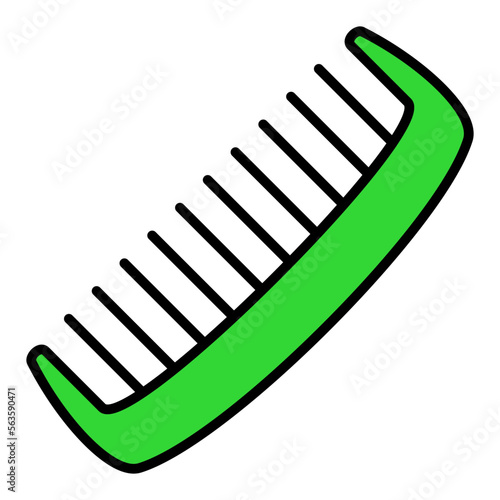 Comb Filled Line Icon