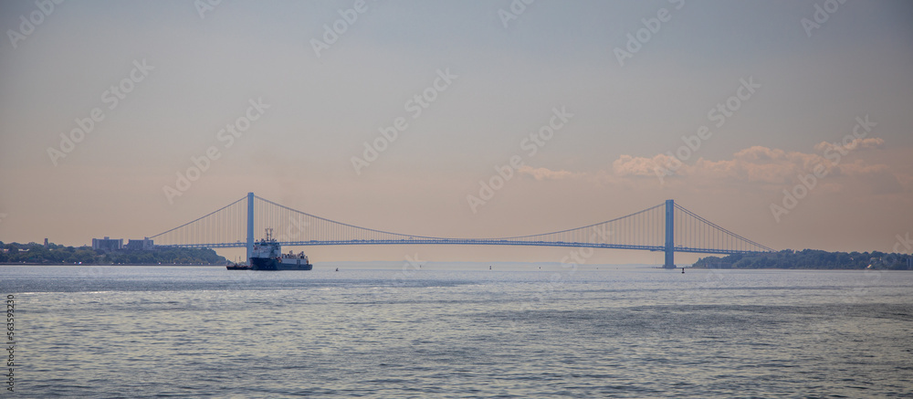 Obraz premium Verrazano-Narrows Bridge Ney York, NY, USA