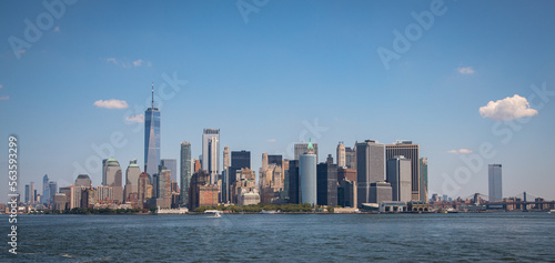 Skyline Ney York in Summer  NY  USA