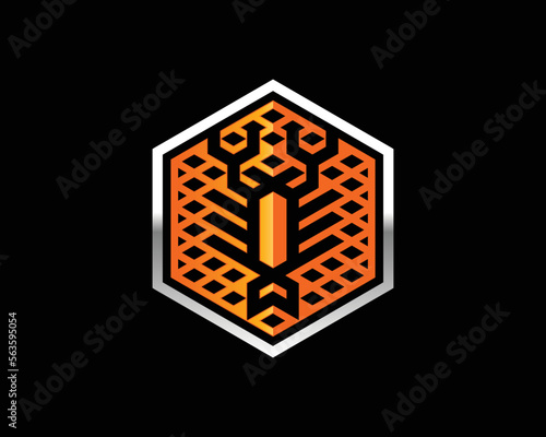 simple lobster in trap illustration