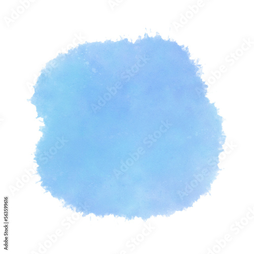 Abstract watercolor stain graphic element