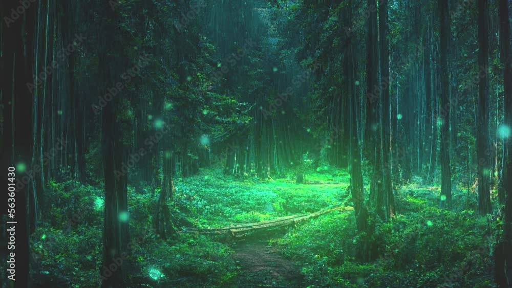 幻想的な森林の風景 Lサイズ アート写真 幻想的な森林の風景 Lサイズ アート写真 幻想の森 | GANREF