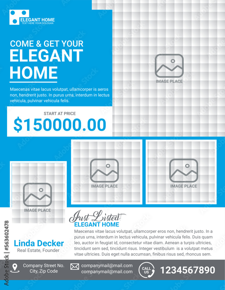 Real Estate Business Flyer(4 color ) Real Estate Business Flyer(4 color )