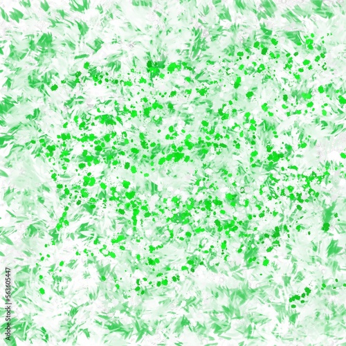 green floral background