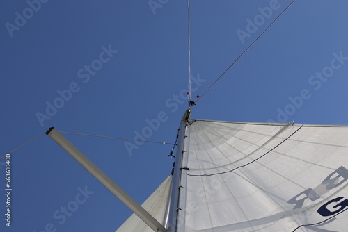 Saiiling on windy day