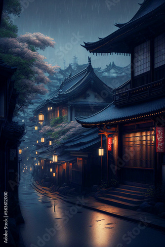 Yasaka pagoda and sannen zaka street in kyoto, japan.