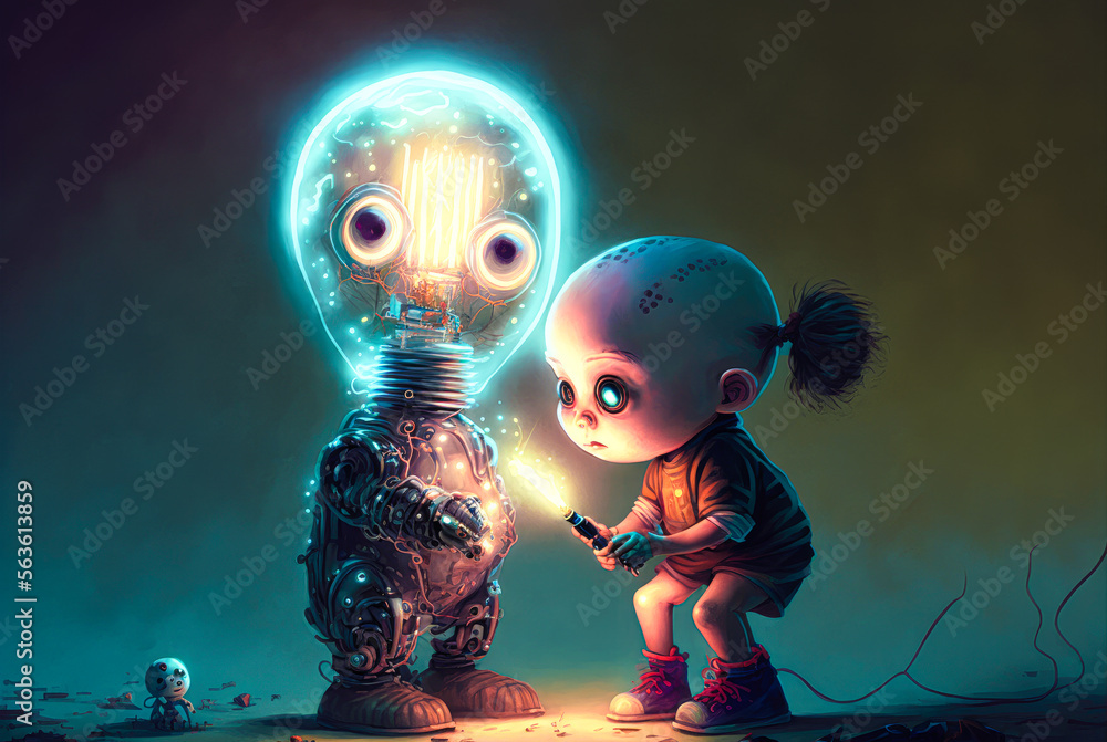person in the dark, Artificial intelligence - Generative AI person in the dark, Artificial intelligence - Generative AI