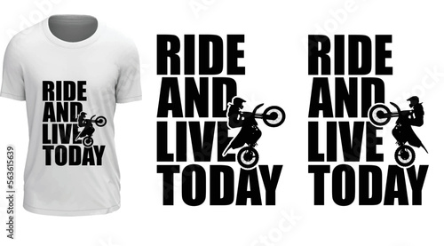 Dirt Bike,Motorcycle,motorbike t shirt design typography with slogan,white Background.Mountain Bike motocross