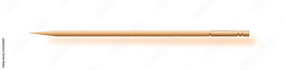 Toothpicks Wooden , Bamboo Toothpick small sharp, Realistic wood. Vector Toothpicks Wooden , Bamboo Toothpick small sharp, Realistic wood. Vector