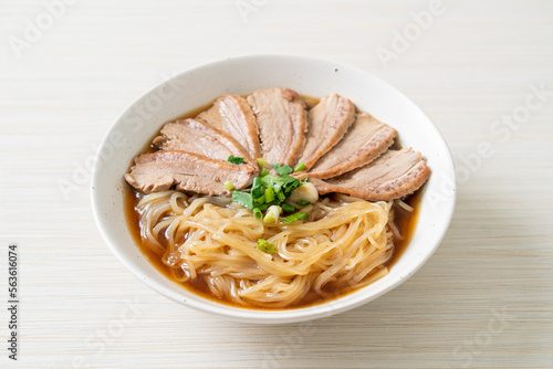 duck noodles with stewed duck soup