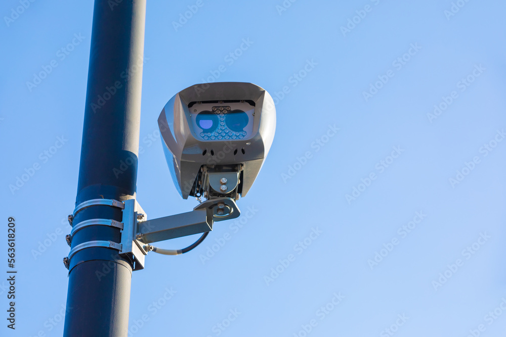 Clean air zone camera. Automatic Number Plate Recognition, ANPR camera.  Photos | Adobe Stock