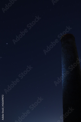 Night sky in the winter