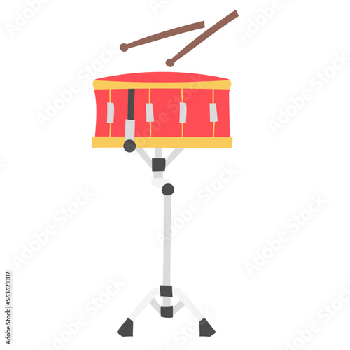 drum flat icon