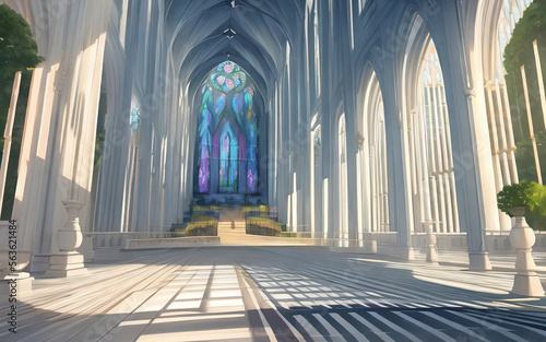 anime cathedral  church