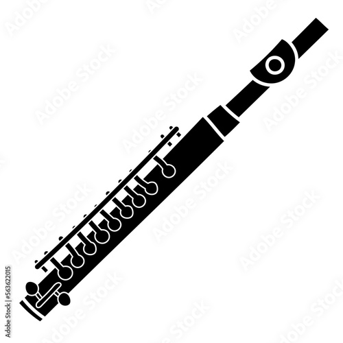 flute glyph icon