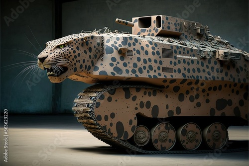 Mischung aus Leopard 2 und Panzer photo