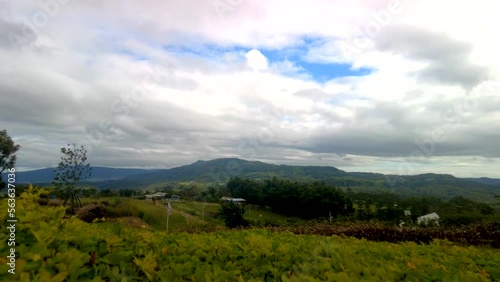 beautiful views background timelapse in the city and in the nature photo