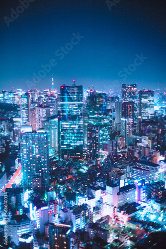 Photography sky deck night view.