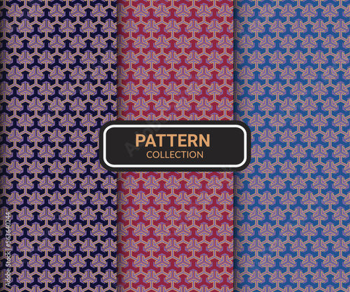 Gorgeous Seamless clothing pattern design vector template