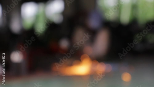 Wallpaper Mural Yellow Background, Sparks, Very Blurred For Advertising, Text Space And Quotes Torontodigital.ca