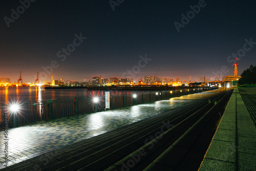 Tokyo sea port night view © Supra