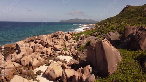 On the Beach in La Digue - Seychelles